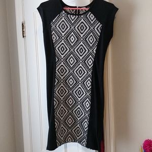 Black and White formal dress